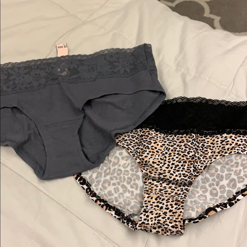 Two Victoria’s secret hip huggers/hipster